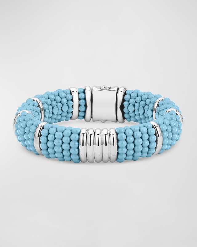 Blue Caviar Station Bracelet, 15mm